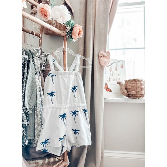 Original Mini Rodini Organic Palm Tree Romper Playsuit 104/110 3/4 - Picture 3 of 8